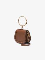Thumbnail for your product : Chloé Brown Nile small leather bracelet bag