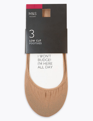 Marks and Spencer 3pk Low Cut Footsies