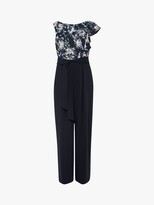 Thumbnail for your product : Phase Eight Casey Floral Bodice Jumpsuit, Blue/Multi