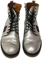 gucci silver boots