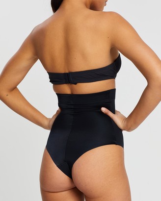 Spanx Women's Black High Waisted Briefs - Suit Your Fancy High-Waist Thong - Size One Size, XL at The Iconic