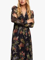 Thumbnail for your product : MANGO Stelle Floral Print Midi Dress, Black/Multi