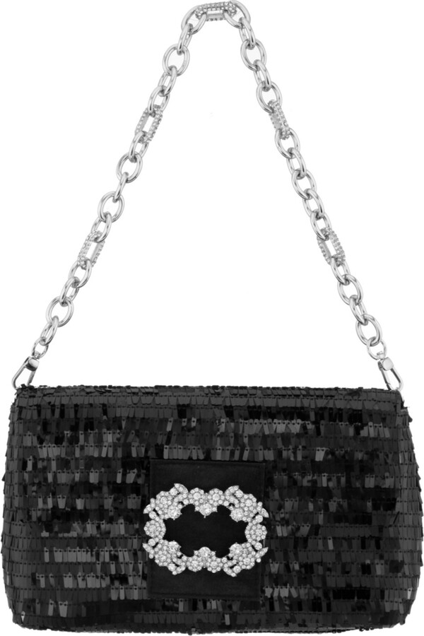sequin baguette bag