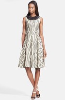 Thumbnail for your product : Tracy Reese Embellished Jacquard Fit & Flare Dress