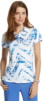 Thumbnail for your product : Chico's Chevron Stripe Golf Polo