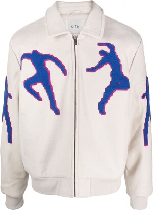 ARTE Jonah Pixel Dancer bomber jacket - ShopStyle