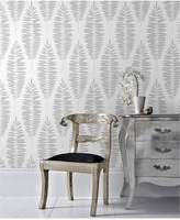 Thumbnail for your product : Boutique Lucia White and Silver Wallpaper – 10 metre roll