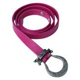 Pink Leather Belt 