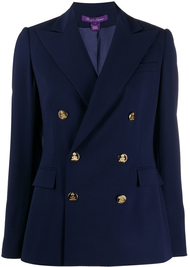 Navy Blue Blazer With Gold Buttons | ShopStyle