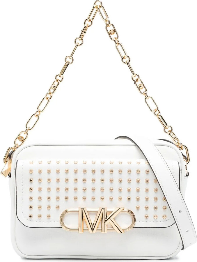 MICHAEL Michael Kors Logo-Plaque Leather Crossbody Bag