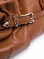 Thumbnail for your product : Alberta Ferretti Ruched Buckle Shoulder Bag