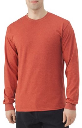Fruit of the Loom Men's Platinum EverSoft Long Sleeve T-Shirt, Available up to size 4X