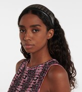 Thumbnail for your product : Alaia Vienne laser-cut leather headband