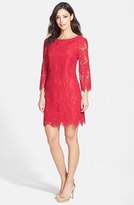 Thumbnail for your product : Cynthia Steffe Bow Back Lace Shift Dress