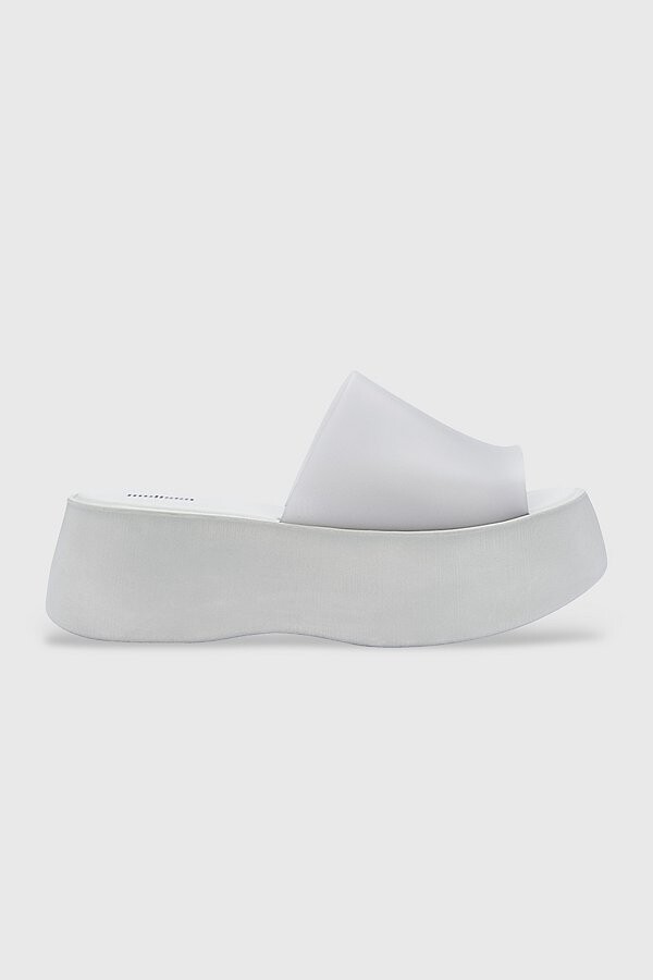 Melissa Becky Jelly Platform Slide in Black