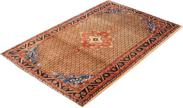 Bloomsbury Market Anatolian Vintage Brown Rug 5'1\