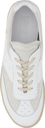 MM6 MAISON MARGIELA Sneakers realized in smooth leather and suede characterized by logoed label on the tongue.