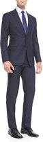 Thumbnail for your product : Armani Collezioni G-Line Birdseye Suit with Pinstripe, Navy