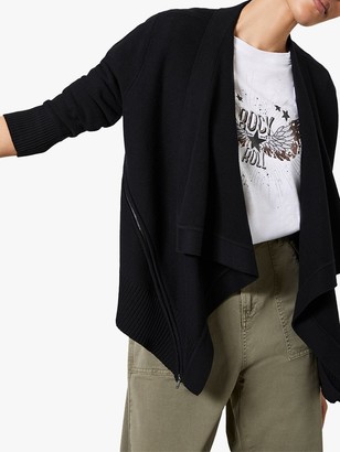 mint velvet biker cardigan