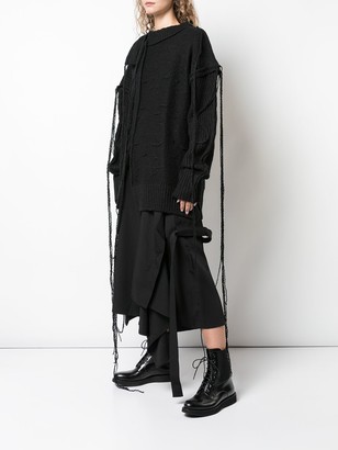 Yohji Yamamoto Distressed Style Sweater