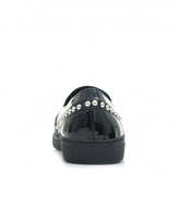 Thumbnail for your product : Moda In Pelle Studded Patent Slip On Sneakers
