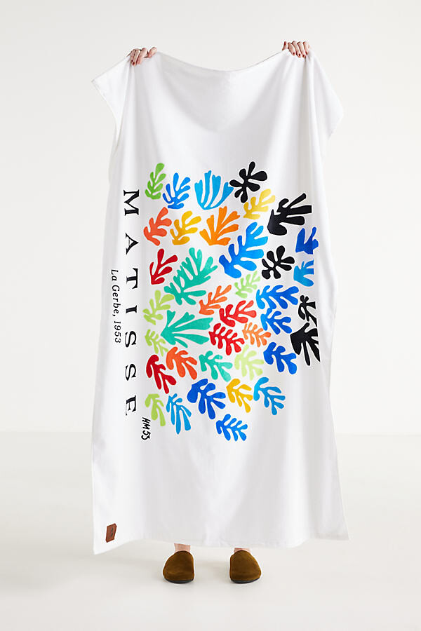 Slowtide Cotton Woven La Gerbe Beach Towel