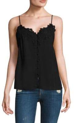 Paige Silk Aviana Button-Front Camisole