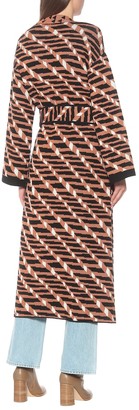 Missoni Wool-blend jacquard longline cardigan