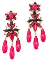 Thumbnail for your product : Erickson Beamon Queen Bee Triple Drop Earrings