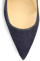 Thumbnail for your product : Christian Louboutin So Kate Denim Pumps
