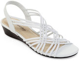 Thumbnail for your product : JCPenney St. John's Bay St. Johns Bay Recently Strappy Wedge Sandals