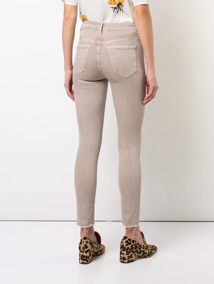 Mother raw cuff skinny jeans