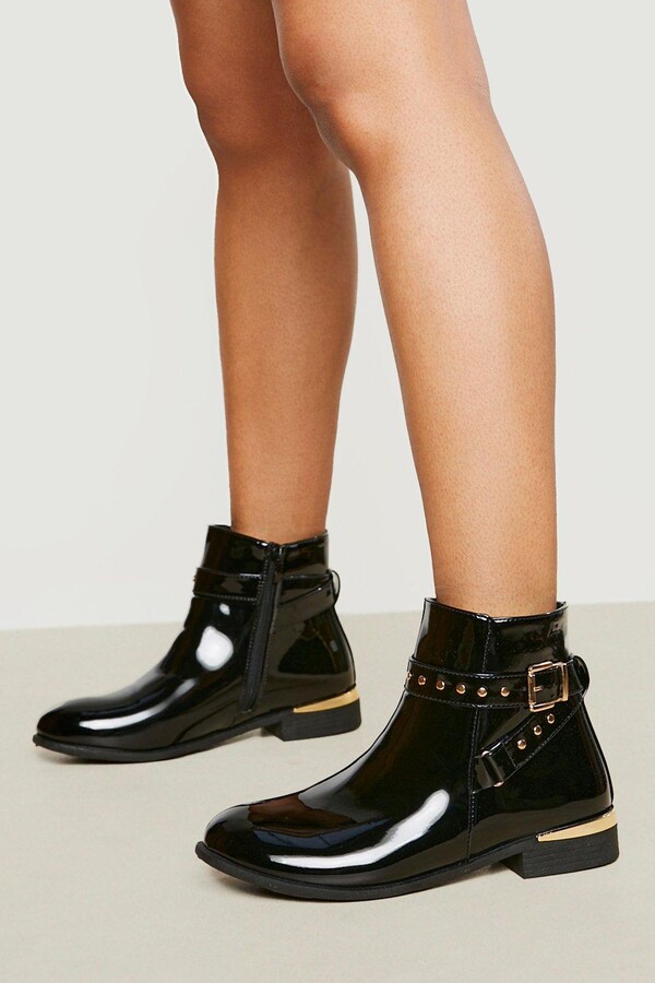 boohoo wedge boots
