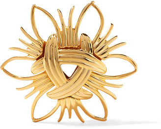 Kenneth Jay Lane Gold-tone Brooch - one size