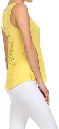 ambiance apparel Lace Back Top