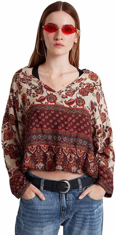 Desigual Women's Long Sleeve Tops | Shop the world's largest 