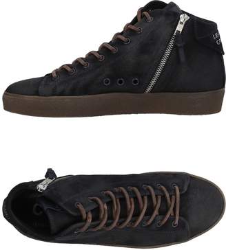 Leather Crown Sneakers