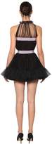 Thumbnail for your product : Brognano RUFFLED TULLE MINI DRESS W/ BOWS