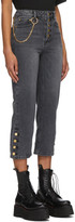 Thumbnail for your product : Sjyp Black Side Button Jeans