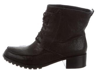 Elizabeth and James Leather Lace-Up Ankle Boots