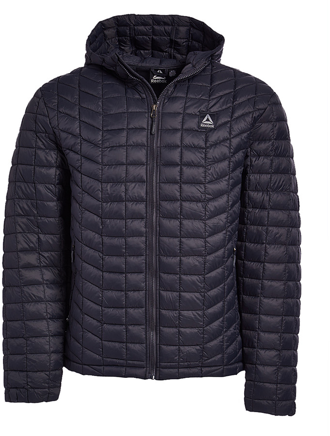 reebok puffer jacket mens