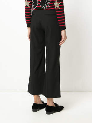 Valentino cropped flared trousers