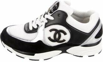 CHANEL, Shoes, Chanel Interlocking Cc Logo Sneakers