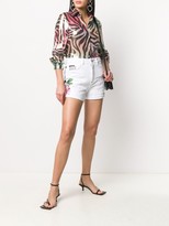 Thumbnail for your product : Philipp Plein Embroidered Denim Shorts