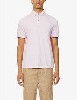 Thumbnail for your product : Ted Baker Contrast-trim cotton polo shirt