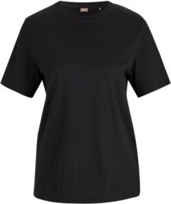 HUGO BOSS Relaxed-fit T-shirt in organic-cotton jersey