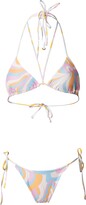 Thumbnail for your product : Fensi Desert Rose Triangle Bikini Top And Bottom