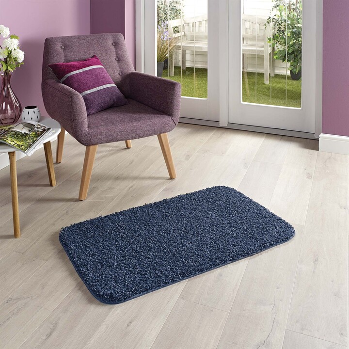 Marvel Mat Marvel Shaggy Washable Rug Marvel Shaggy Navy ShopStyle