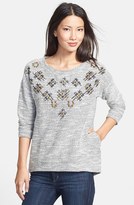 Thumbnail for your product : Lucky Brand Embellished Pullover