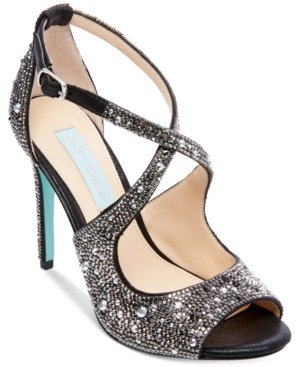 blue by betsey johnson sage evening sandals